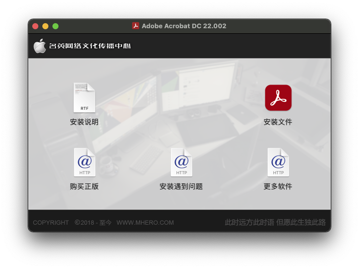 Adobe Acrobat Pro DC For Mac 破解版安装包